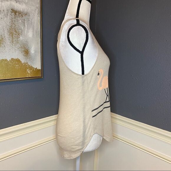 Wildfox Dancing Flamingo Graphic Tank Top - Picture 9 of 13